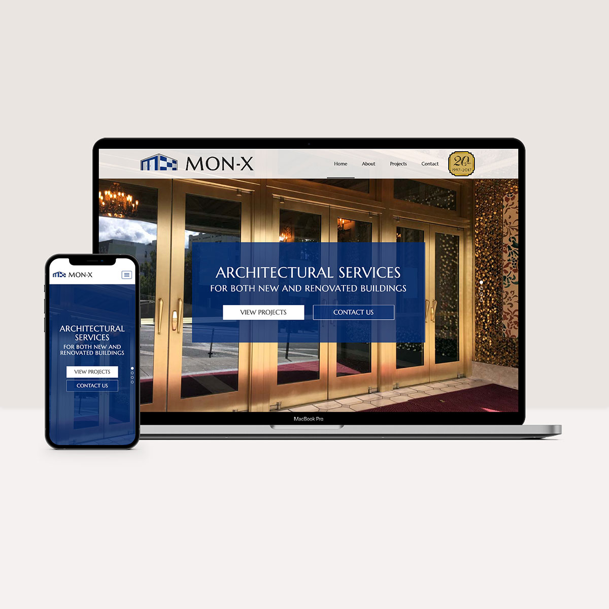 MON-X International website redesign & code
